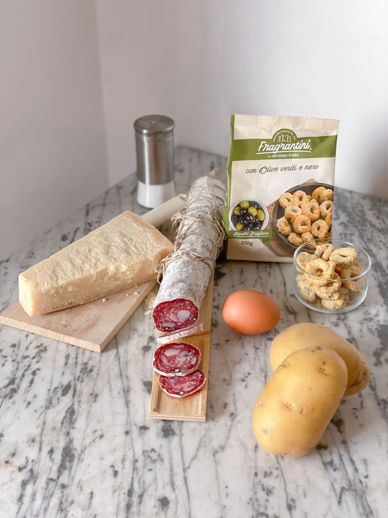 Polpette Salame, Formaggio e Fragrantini 7 Polpette Salame, Formaggio e Fragrantini