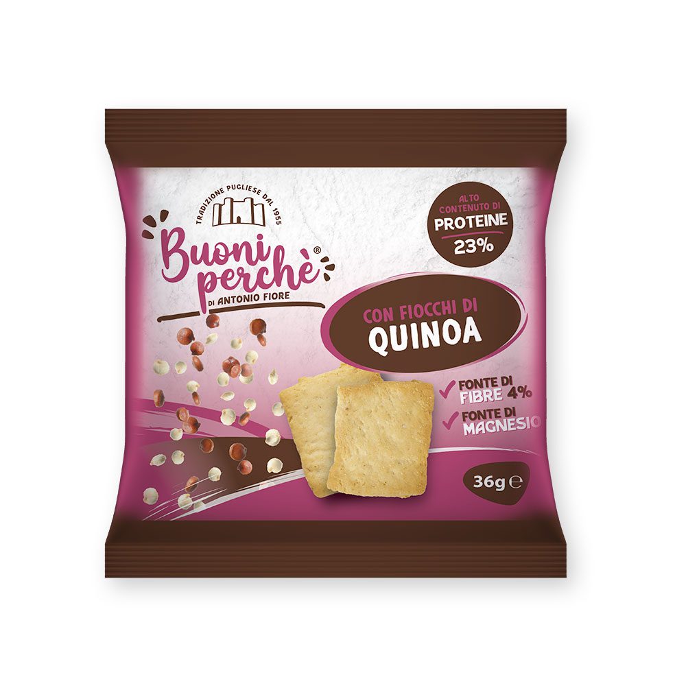 Buoni Perchè con fiocchi di quinoa 36g