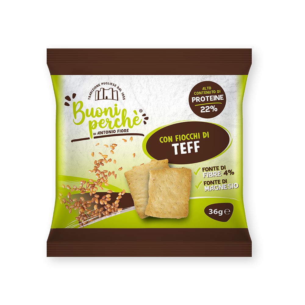 Buoni Perchè con fiocchi di teff 36g